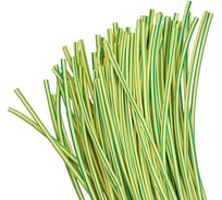 Трубка ТУТ АБК-СИЛА диаметр-1,5/0,75 мм жёлто/зелёная нарезка по 1м 50м/упаковка 3300702