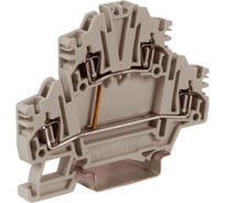 2-х уровневый проходной зажим DKC HMD.2N CIGR, серый, 2,5 кв.мм с постоянной перемы 99712 ZHD450GR