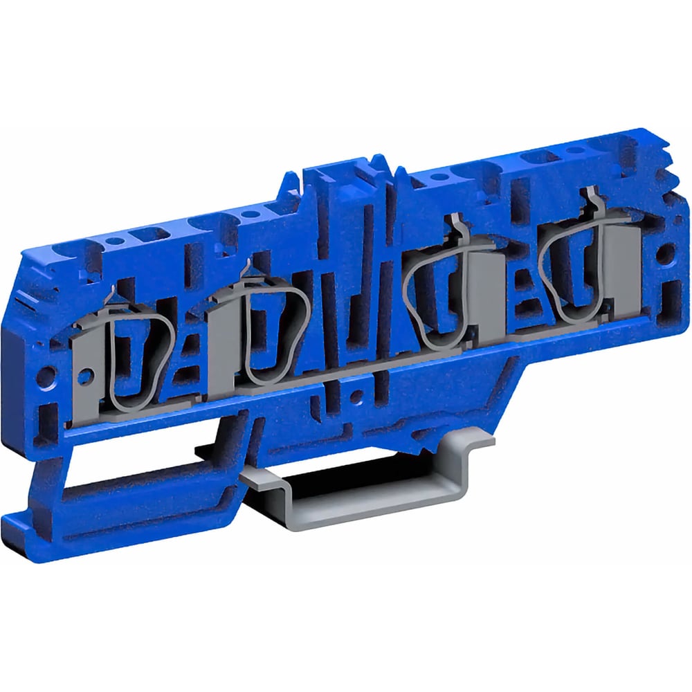 Проходной зажим DKC, HMM.2 1 2 i, 2,5 кв.мм синий 1 ввод 2 вывода 60шт ...