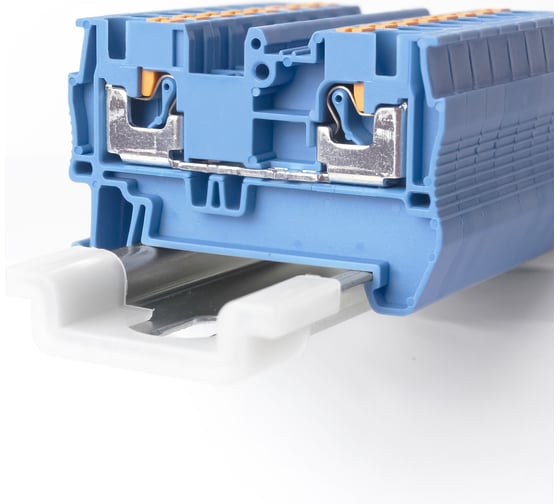 Клемма KLR /RYK 4 BU-V0 4mm2/Синий/класс горючести V0 (НУ=70шт) 1250041V 1