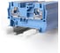 Клемма KLR /RYK 4 BU-V0 4mm2/Синий/класс горючести V0 (НУ=70шт) 1250041V 1