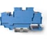 Клемма KLR /RYK 4 D BU-V0 4mm2/Синий/класс горючести V0 (НУ=50шт) 1251041V 2