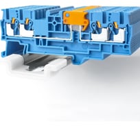 Клемма KLR /RYK 2.5 CCA BU-V0 2,5mm2/Синий/класс горючести V0 (НУ=40шт) 1259121V