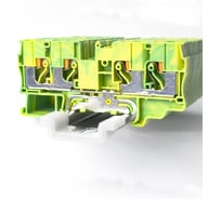 Клемма KLR /RYK 6 FO PE-V0 6mm2/Желто-зеленый/класс горючести V0 (НУ=30шт) 125906EV