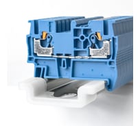 Клемма KLR /RYK 2.5 BU-V0 2,5mm2/Синий/класс горючести V0 (НУ=90шт) 1250021V