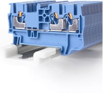 Клемма KLR /RYK 2.5 TO BU-V0 2,5mm2/Синий/класс горючести V0 (НУ=75шт) 1258021V