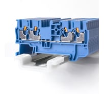 Клемма KLR /RYK 2.5 FO BU-V0 2,5mm2/Синий/класс горючести V0 (НУ=55шт) 1259021V