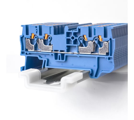 Клемма KLR /RYK 2.5 FO BU-V0 2,5mm2/Синий/класс горючести V0 (НУ=55шт) 1259021V 1