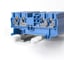 Клемма KLR /RYK 2.5 FO BU-V0 2,5mm2/Синий/класс горючести V0 (НУ=55шт) 1259021V 1