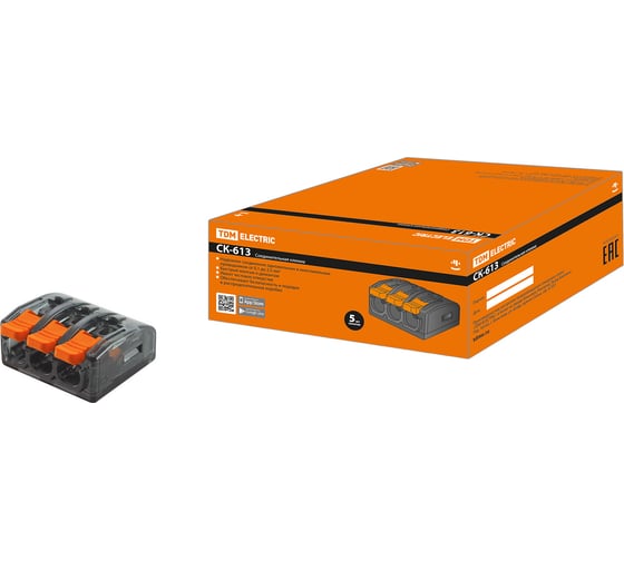Соединительная клемма TDM ELECTRIC СК-613 2,5мм2 SQ0527-0022