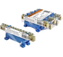 Шина TDM ELECTRIC N нулевая с изолятором на DIN-рейку 6x9мм стойка мал. 12 групп инд. стикер SQ0801-0114