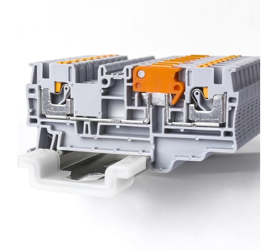 Клемма KLR RYK 4 SW-V0 32A/1000V/4мм2/класс горючести V0 (НУ=65шт) 1256040V 1