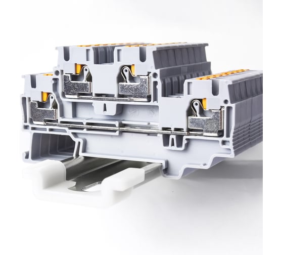 Клемма KLR RYK 4 D-V0 4мм2/класс горючести V0 (НУ=50шт) 1251040V 1