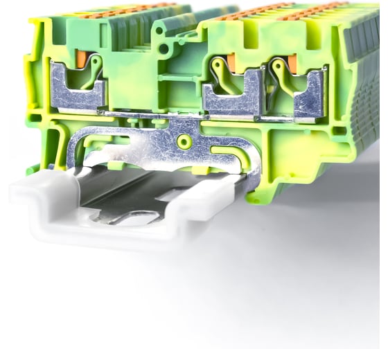 Клемма KLR RYK 4 TO PE-V0 4мм2/желто-зеленый/класс горючести V0 (НУ=55шт) 125804EV 1
