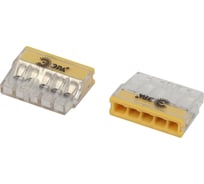 Клемма ЭРА NO-225-360 быстрозажимная 2273-205 компактная 5 проводная 0.2-2.5 мм2 (упаковка 30 шт.) Б0067925