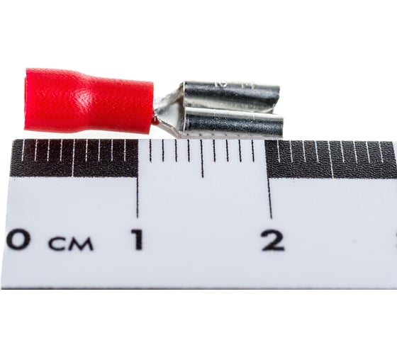 Изолированная клемма "мама" Nord-Yada 6.3мм 0.5-1.5кв.мм (красная) (РПи-м 1.5-(6.3) 905342
