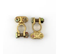 Клемма АКБ Nord-Yada латунь 2шт прижимная планка до 50мм ТМ Nord YADA 909917