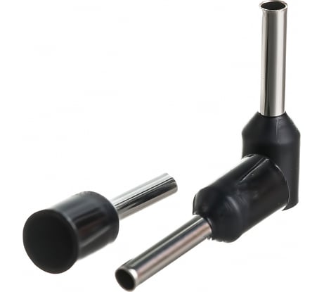 Наконечник НШвИ АБК-СИЛА Е-1508 -1,5мм2 чёрный 100шт 1900304