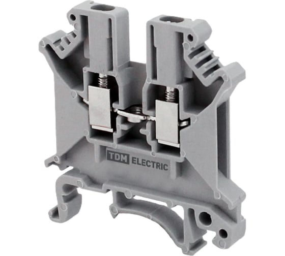 Зажим наборный TDM ELECTRIC ЗНН-4мм2 41А серый (Ph-C UK-4N), упаковка 10 штук SQ0803-1102 1