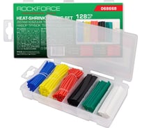 Трубки термоусадочные Rockforce набор 128 предметов RF-068668(62210)