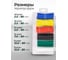 Трубки термоусадочные Rockforce набор 128 предметов RF-068668(62210) 3