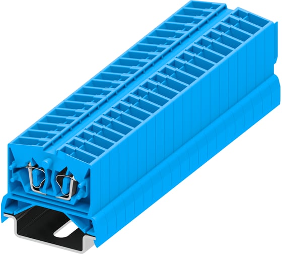 Клемма SUPU TB 1-1 на DIN-35, фронтальное подключение, сечение 2,5 мм. кв., синий, 100 шт 254374 1