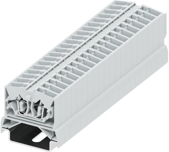 Клемма SUPU TB 1-1 на DIN-35, фронтальное подключение, сечение 2,5 мм. кв., светло-серый, 100 шт 254373 1