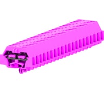 Клемма SUPU TB 1-1 с боковым подключением, с защелкивающимися ножками, розовая., 100 шт 241319