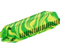 Клемма SUPU TB 1-1 с боковым подключением, с крепежными фланцами, сечение 1,5 мм. кв., желто-зеленая, 100 шт 240307