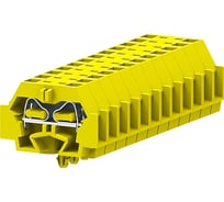 Клемма SUPU TB 1-1 с боковым подключением, с защелкивающимися ножками, желтая, 100 шт 242315