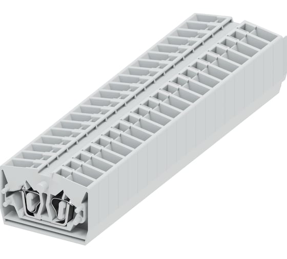 Клемма SUPU TB 1-1 промежуточное фронтальное подключение, сечение 2,5 мм. кв., свело-серый, 100 шт 254323 1