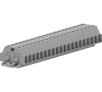 Клемма SUPU TB 1-1 с боковым подключением, с крепежными фланцами, серая, 100 шт 241301