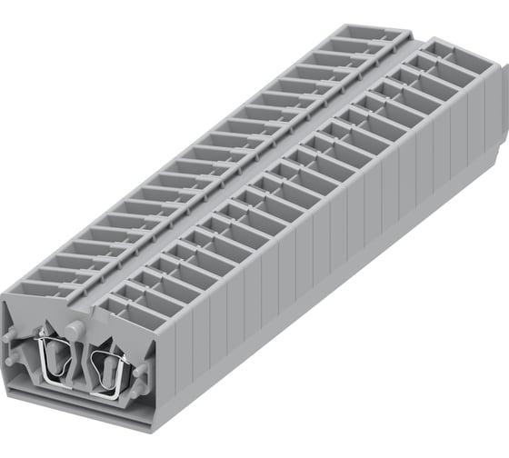Клемма SUPU TB 1-1 промежуточное фронтальное подключение, сечение 2,5 мм. кв., серая, 100 шт 254321 1