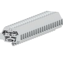 Клемма SUPU TB 1-1 с боковым подключением, с защелкивающимися ножками, сечение 1,5 мм. кв., светло-серая, 100 шт 240313