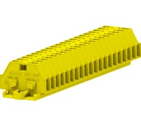 Клемма SUPU TB 1-1 с боковым подключением, с крепежными фланцами, сечение 1,5 мм. кв., желтая, 100 шт 240305