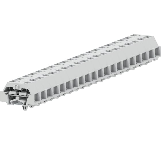 Клемма SUPU TB 2-2 с боковым подключением, с защелкивающимися ножками, светло-серая, 100 шт 241343 1