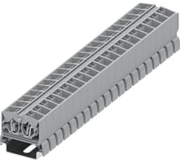 Клемма SUPU TB 2-2 на DIN-35, фронтальное подключение, сечение 2,5 мм. кв., серая, 100 шт 254381