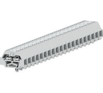 Клемма SUPU TB 2-2 с боковым подключением, с защелкивающимися ножками, сечение 1,5 мм. кв., светло-серая, 100 шт 240343