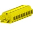 Клемма SUPU TB 2-2 с боковым подключением, с фиксирующим фланцем, желтая, 50 шт 242335 1