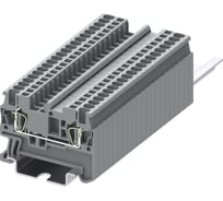 Клемма SUPU TC 1-1 пружинная, сечение 1,5 мм. кв., серая, 100 шт TC1.5-2-GY
