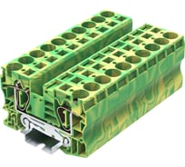 Клемма SUPU TC 1-1 земля сечение 16 мм. кв., желто-зеленая 25 шт TC16-2-PE