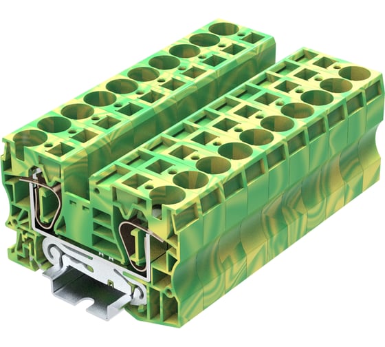 Клемма SUPU TC 1-1 земля сечение 16 мм. кв., желто-зеленая 25 шт TC16-2-PE 1