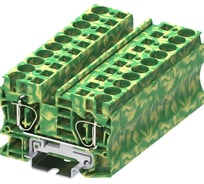 Клемма SUPU TC 1-1 земля сечение 10 мм. кв., желто-зеленая 50 шт TC10-2-PE