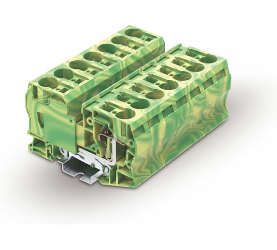 Клемма SUPU TC 1-1 земля сечение 35 мм. кв., желто-зеленая 20 шт TC35-2-PE 1