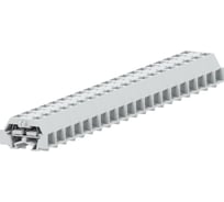 Клемма SUPU TB концевая 2-2 с боковым подключением, с защелкивающимися ножками, светло-серая, 50 шт 241353