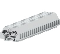 Клемма SUPU TB концевая 1-1 с боковым подключением, с защелкивающимися ножками, сечение 1,5 мм. кв., светло-серая, 100 шт 240323