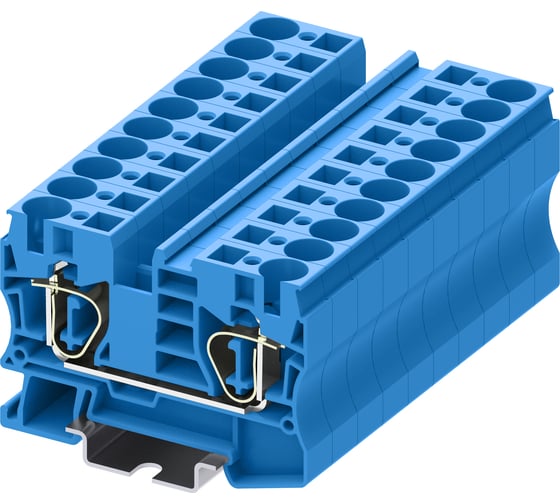 Клемма SUPU TC 1-1 пружинная, сечение 10 мм. кв., синяя 50 шт TC10-2-BU 1