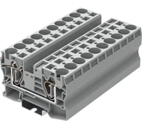 Клемма SUPU TC 1-1 пружинная, сечение 16 мм. кв., серая 25 шт TC16-2-GY