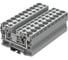 Клемма SUPU TC 1-1 пружинная, сечение 16 мм. кв., серая 25 шт TC16-2-GY 1