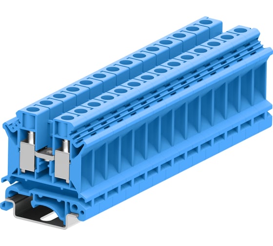 Клемма SUPU SUK 1-1 винтовая, сечение 10 мм. кв., синяя 50 шт 310992 1